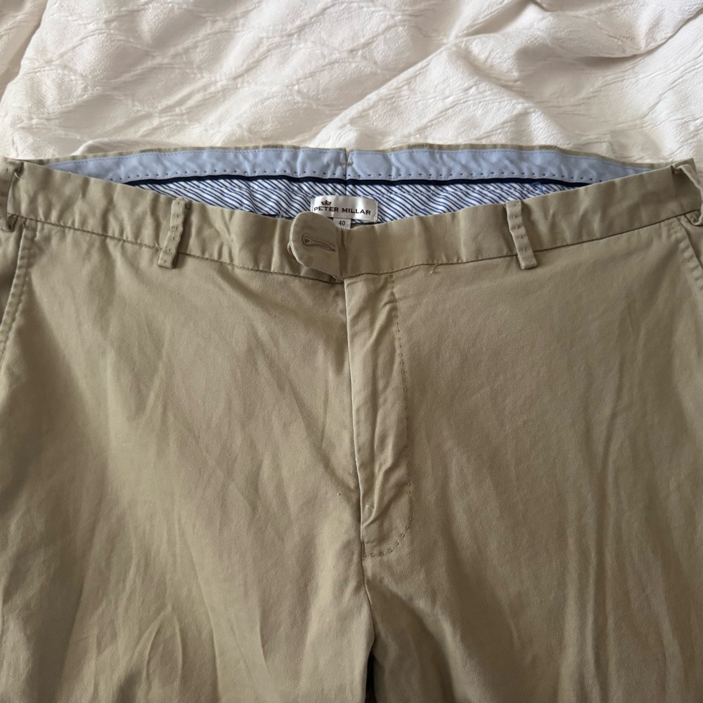 Peter Millar Tan Chinos Classic Style 40x36